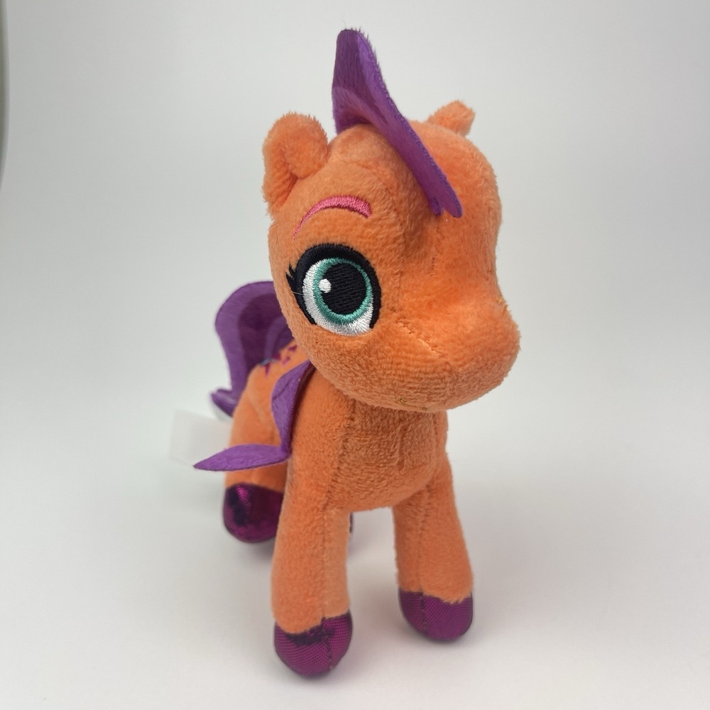 My Little Pony 7" Sunny Starscout Cuddle Plush Orange Body Purple Mane